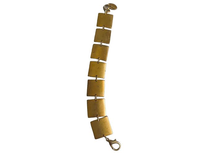 Pulsera Cuadrada Dorada Paco Rabanne Dorado