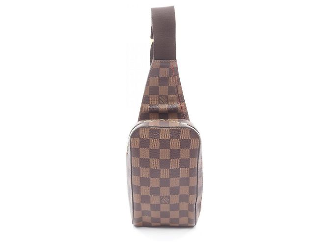Bolsa de cintura Geronimos Louis Vuitton Marrom Damier ebene