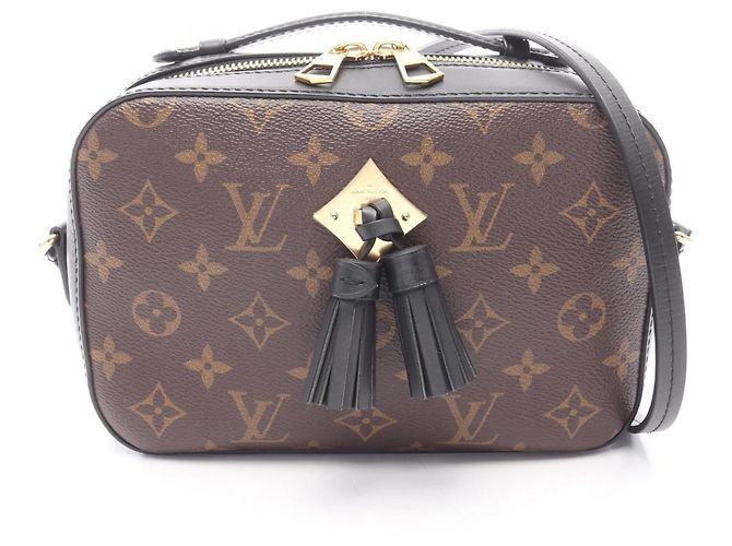 Borsa a Spalla 2 in 1 Louis Vuitton Saint-Onge Marrone Nero