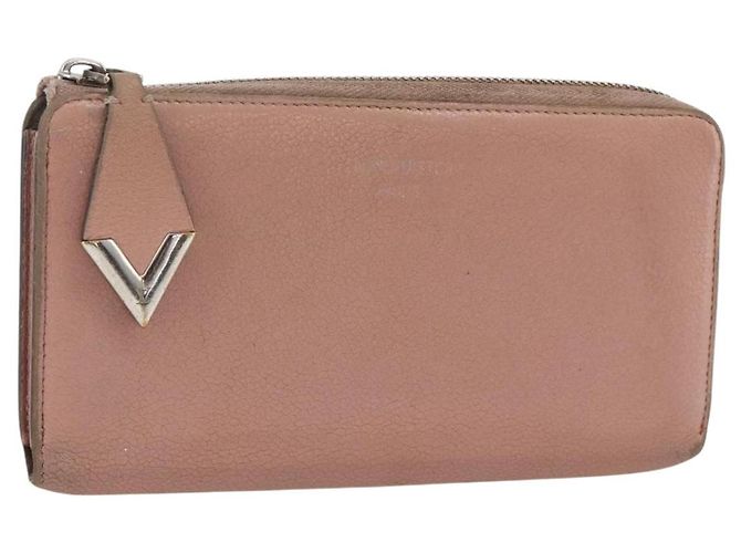 LOUIS VUITTON Cartera Comet de cuero Taurillon Clemence M63103 Auth bs34332 Rosa