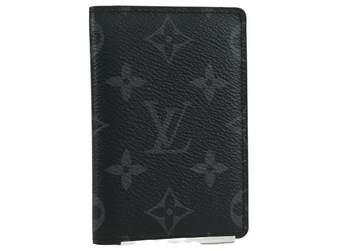 LOUIS VUITTON Monogram Eclipse Organizer De Poch Card Case M61696 Auth BAZ271M