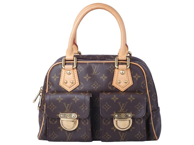 Borsa Manhattan PM in tela Monogram Louis Vuitton Marrone