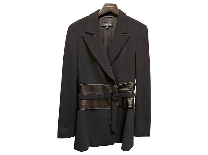 Black Escada Wool Jacket