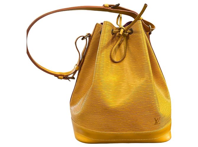 Borsa Louis Vuitton 1994 in pelle Epi gialla