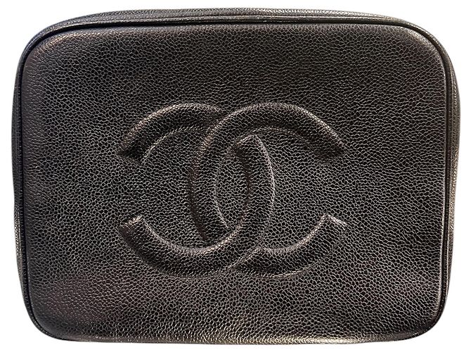 Bolsa Vanity em Couro Caviar Chanel 1996