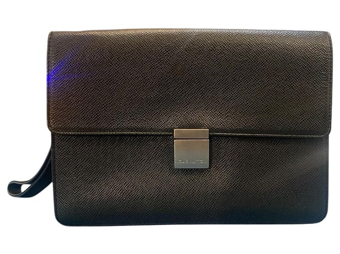 2004 Louis Vuitton black canvas satchel