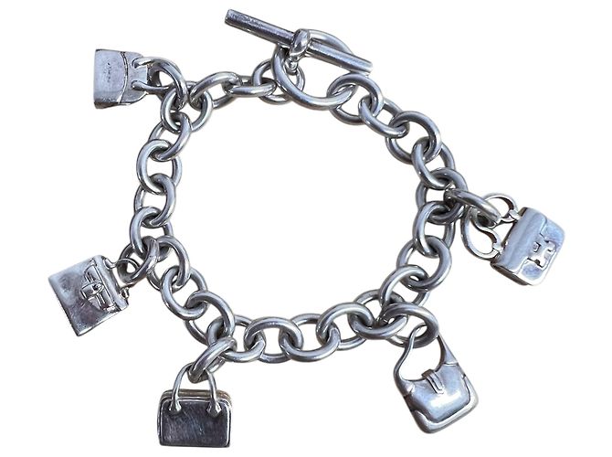 Bracciale in argento Hermès "La Ronde des Sacs"