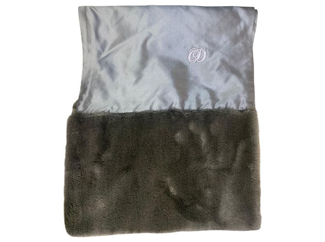 Christian Dior Grey Scarf