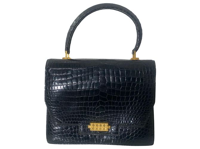 Borsa Croco Diamante Hermès ('60s)