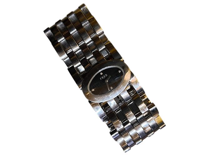 Orologio elegante in argento Fred