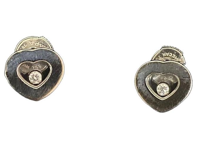 Orecchini Chopard Happy Diamonds in oro bianco 18K