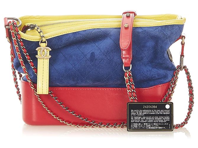 Chanel 2017-2018 Medium Gabrielle Suede Shoulder Bag