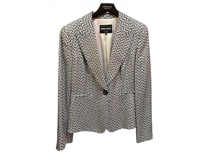 Giacca Giorgio Armani, bianca e nera