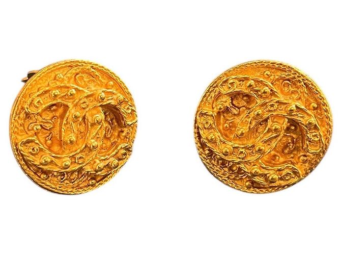 Orecchini Clip-On Dorati Chanel