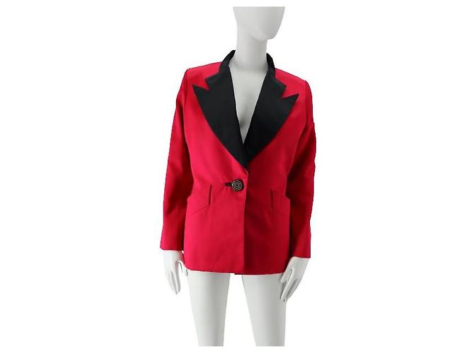 Saint Laurent red jacket