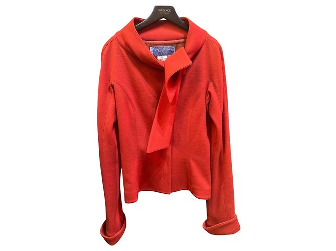 Giacca di lana rossa di Thierry Mugler&nbsp;