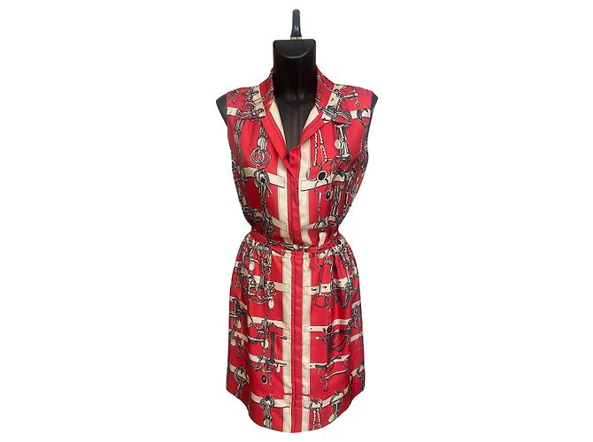Abito Midi Camicia Hermès Paris degli anni '60