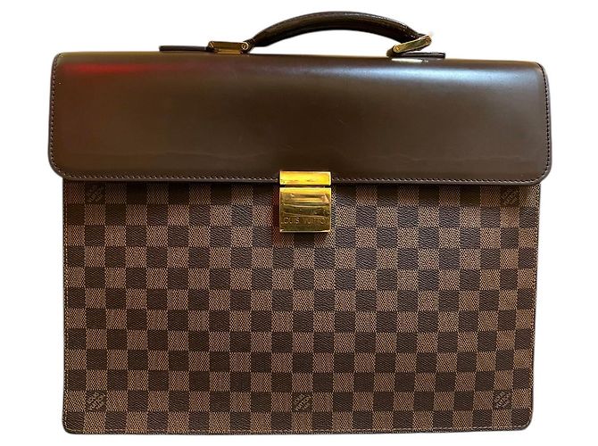 Briefcase PM Altona Damier Ebene Louis Vuitton 2006
