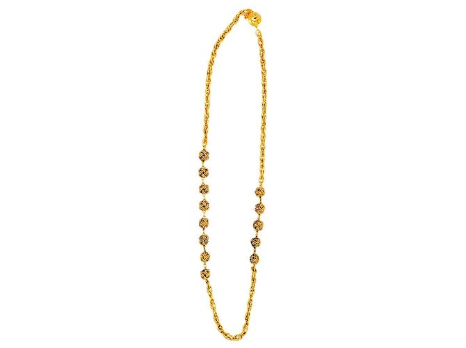 Timeless Colar Dourado Chanel