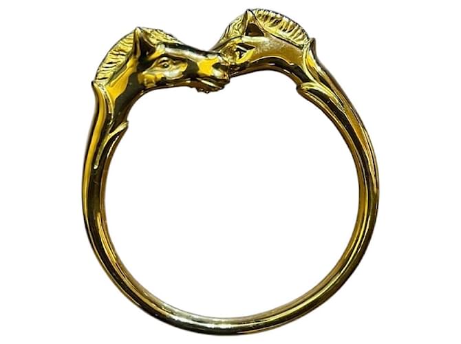 Bracelet vintage Hermès Golden Au Galop 