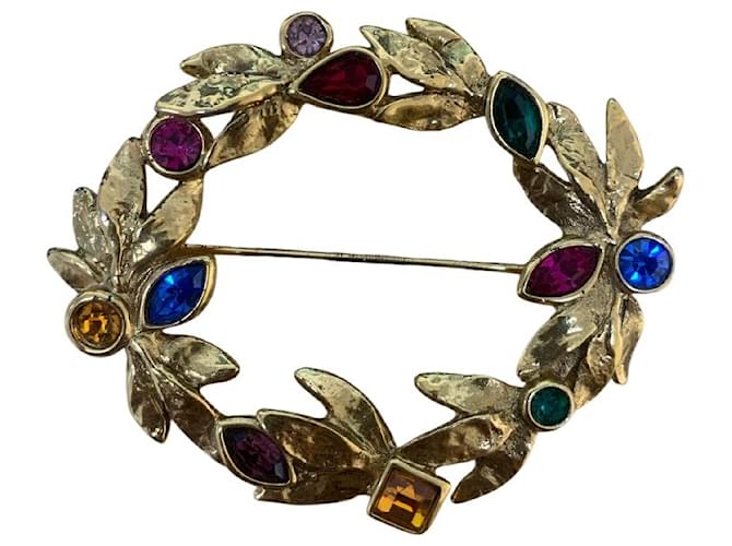 Broche Couronne de Laurier Yves Saint Laurent 