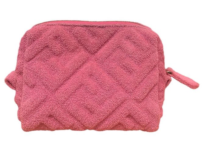 Fendi FF pink Pochette 1974