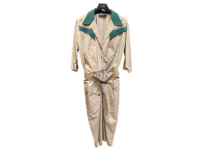 Tuta Beige e Verde Thierry Mugler