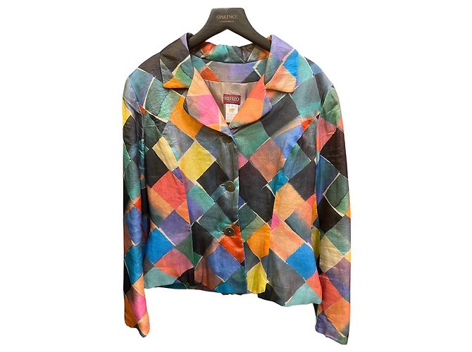 Jaqueta sob medida Harlequin Kenzo 1997
