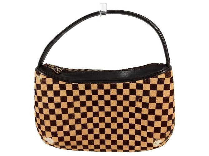 Pochette à main Louis Vuitton Taiga Marron