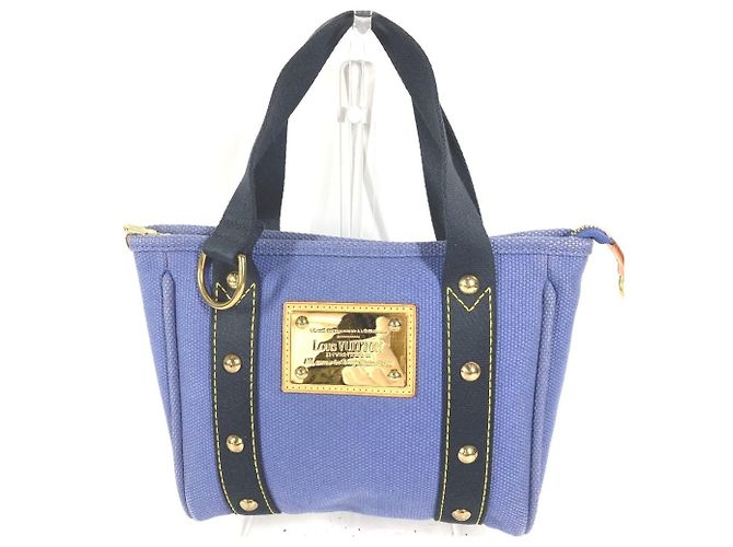 Borsa Tote Louis Vuitton Antigua Cabas PM Blu
