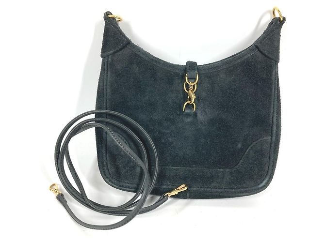 Borsa a Spalla Mini Trim Hermès Nero