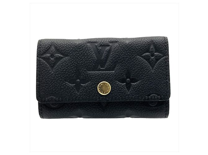 Louis Vuitton Monogram Empreinte Keycase Black