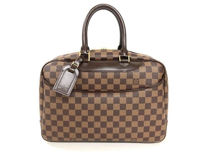 Bolsa Deauville Louis Vuitton Marrom