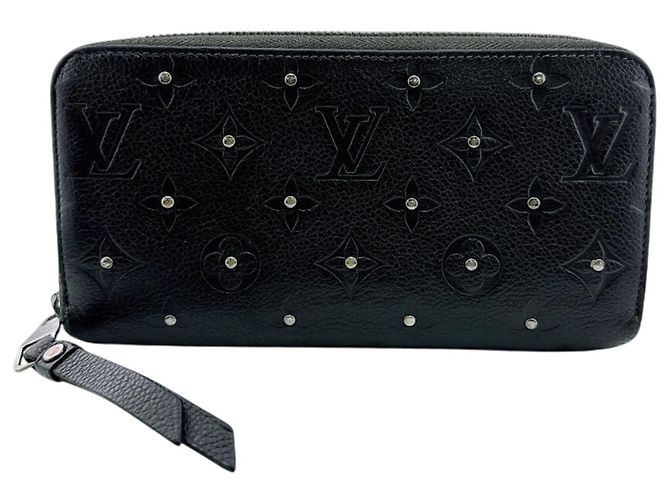 Louis Vuitton Monogram Empreinte Long Wallet Black