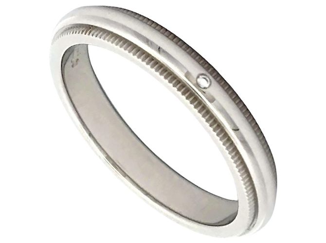 Anello in Platino Milgrain Tiffany & Co.