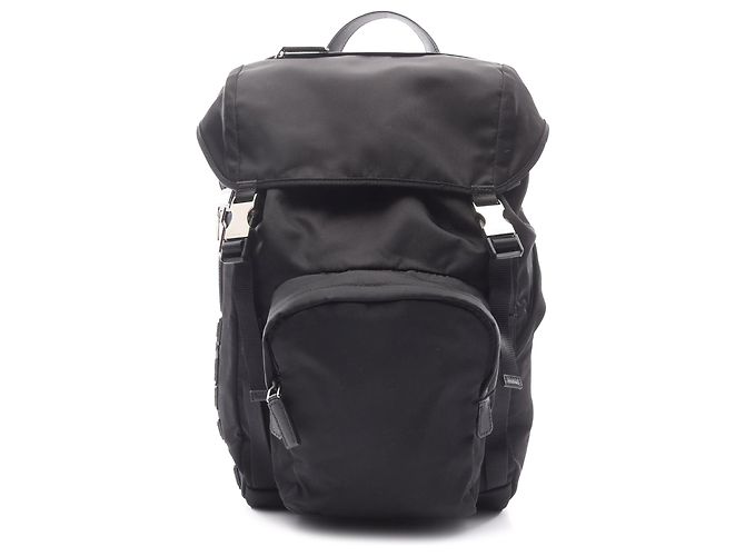 Prada Black Tessuto Backpack