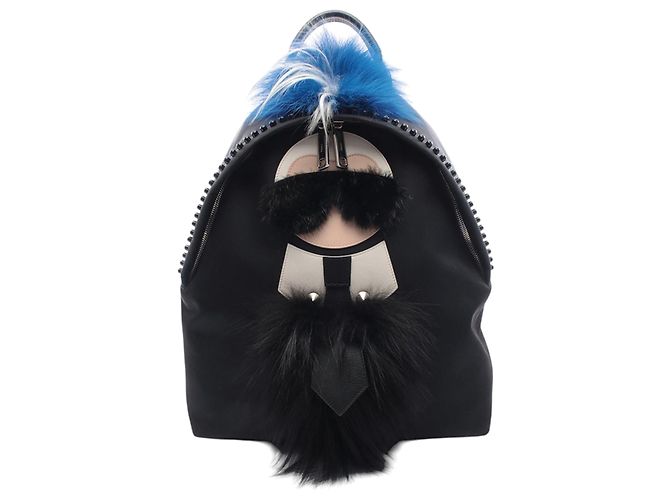 Fendi Black Karlito Nylon Backpack
