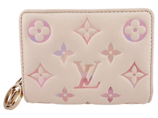 Louis Vuitton Monogram Empreinte Bi-Fold Wallet Pink