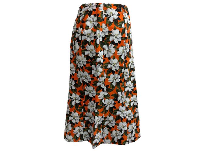 Falda Midi de Algodón con Estampado Floral Alice + Olivia Stephine