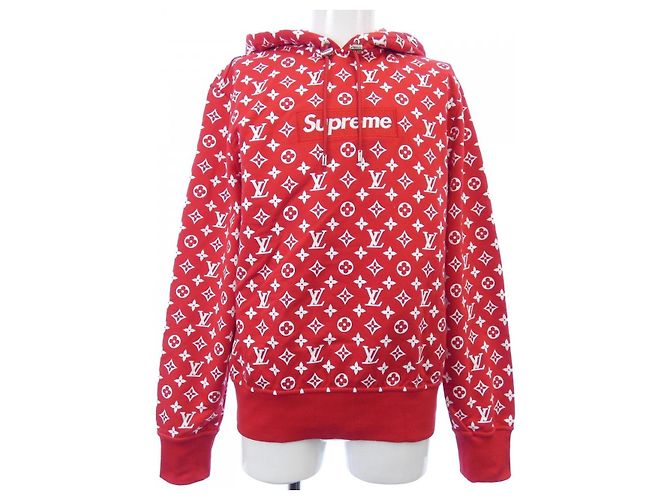 Sudadera SUPREME Louis Vuitton Blanco Roja