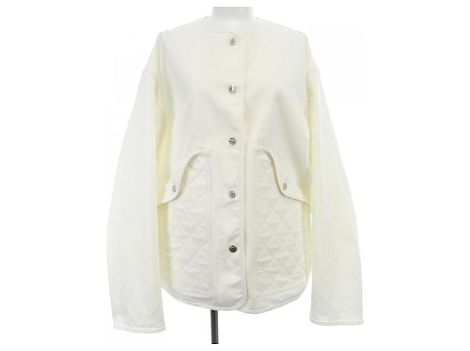 Hermès Hermes Collarless Jacket White