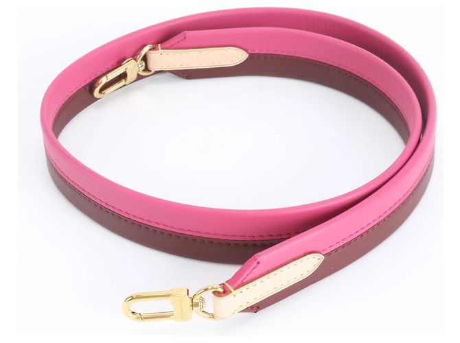 Cluny Cinghia in pelle Louis Vuitton Rosa Rosso