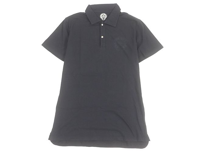 Autre Marque Camisa Polo Chrome Hearts de Algodón Negro