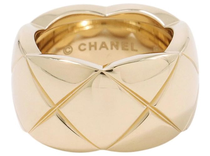 Anillo de Gran Modelo de la Colección Coco Crush de Chanel Amarillo