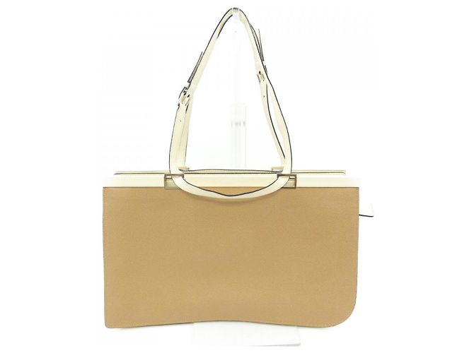 Valextra Lederhandtasche Braun