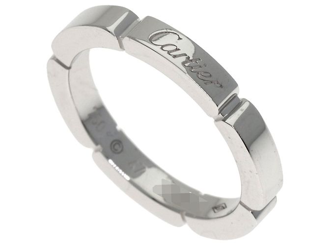 Anillo Cartier Maillon Panthère #47 en oro blanco de 18K