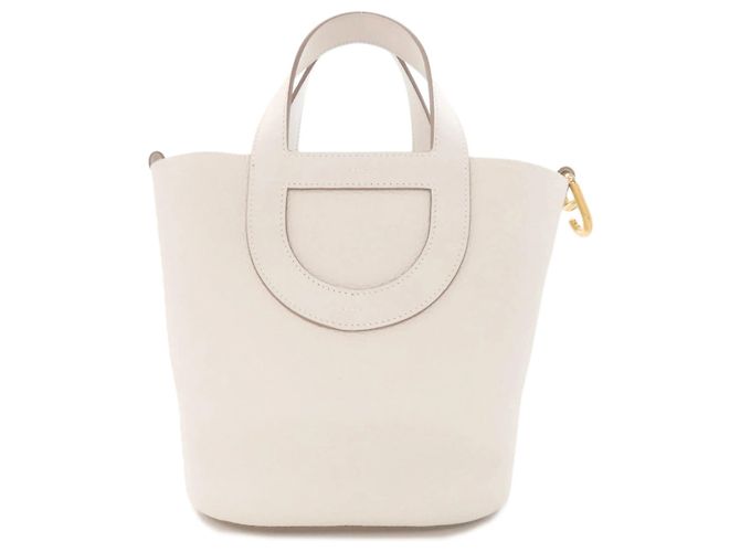 Hermès In the Loop 18 Handtasche Weiß