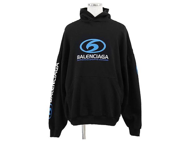 Everyday Baumwoll-Sweatshirt von Balenciaga Schwarz