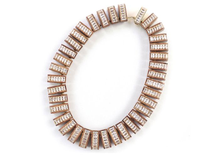 Collar Bottega Veneta Bronce