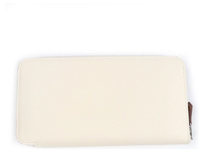 Cartera Larga Azap de Cuero Epsom Hermès Beige